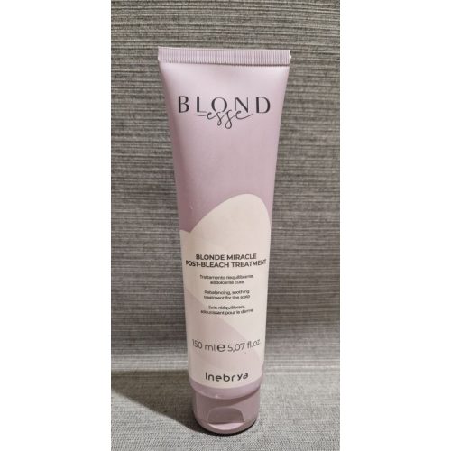 INEBRYA BLONDESSE BLONDE MIRACLE POST_BLEACH pakolás fejbőrre 150ml.