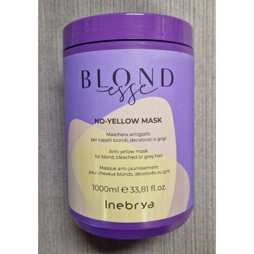 INEBRYA BLONDESSE NO-YELLOW maszk 1000ml.