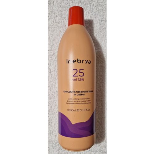 INEBRYA COLOR MILK HIDROGÉN-PEROXID KRÉM - VIOLA  25vol./7.5%, 1000ml.