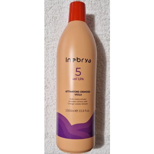 INEBRYA COLOR MILK HIDROGÉN-PEROXID KRÉM - VIOLA 5vol./1.5%, 1000ml.