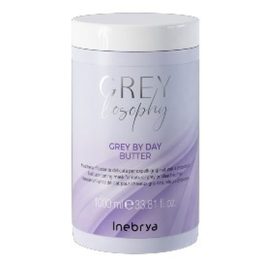   INEBRYA GREY BY DAY BUTTER VAJ SZŐKÍTETT VAGY SZŐKÍTETT HAJRA 1000ML