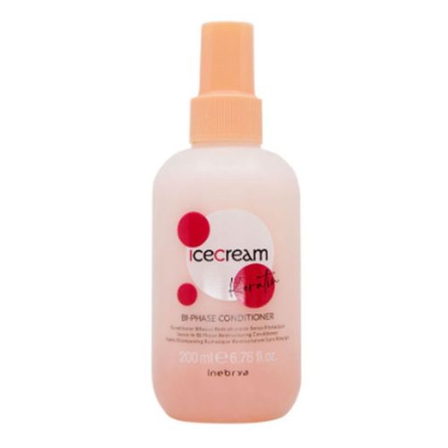 INEBRYA ICE CREAM KERATIN BI-PHASE kétfázisú hajban hagyható kondicionáló 200ml.