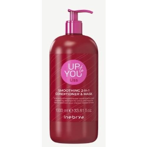INEBRYA UP TO YOU SMOOTHING 2IN1 SIMÍTÓ KONDÍCIONÁLÓ ÉS MASZK RAKONCÁTLAN ÉS SZÁLKÁS HAJRA 1000ML