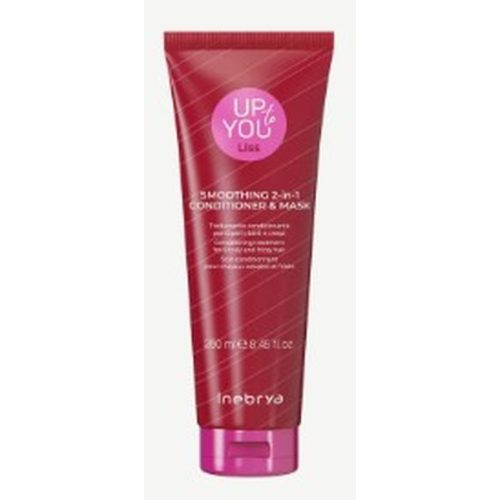 INEBRYA UP TO YOU SMOOTHING 2IN1 SIMÍTÓ KONDÍCIONÁLÓ ÉS MASZK RAKONCÁTLAN ÉS SZÁLKÁS HAJRA 250ML