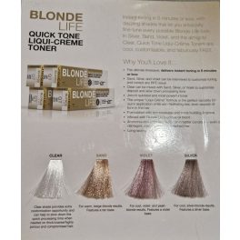   JOICO BLONDE LIFE QUICK TONE LIQUI-CREME TONER szőke árnyalásához