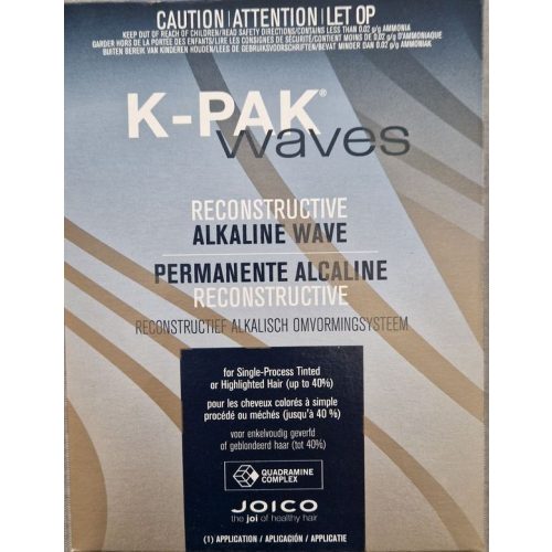 JOICO K-PAK WAVES RECONSTRUCTIVE ALKALINE WAVE tartós dauer festett hajra( legfeljebb 40%-ban)