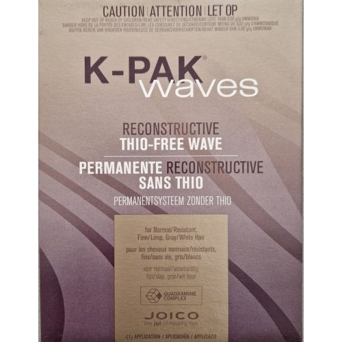 JOICO K-PAK WAVES RECONSTRUCTIVE THIO-FREE WAVE tartós dauer normál,ősz hajra