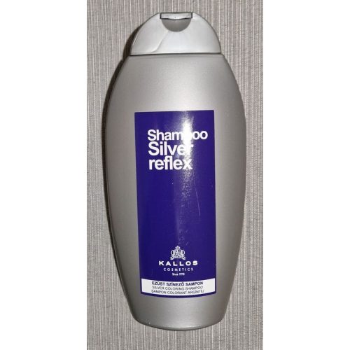 KALLOS SHAMPOO SILVER REFLEX színező sampon 350ml.