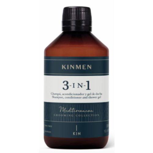 KINMEN 3IN1 FÉRFI SAMPON, BALZSAM,TUSFÜRDŐ EGYBEN 300ml.