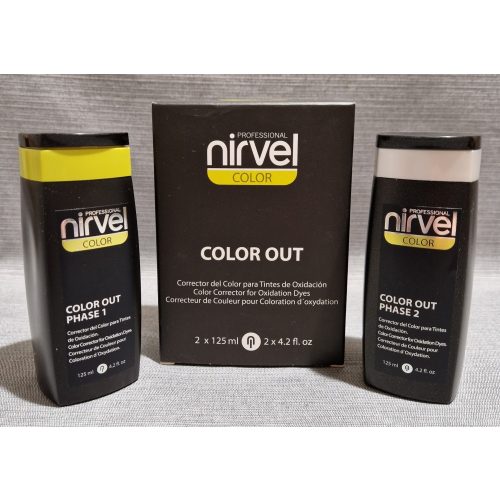 NIRVEL COLOR OUT hajfestékeltávolító hajról 2x125ml