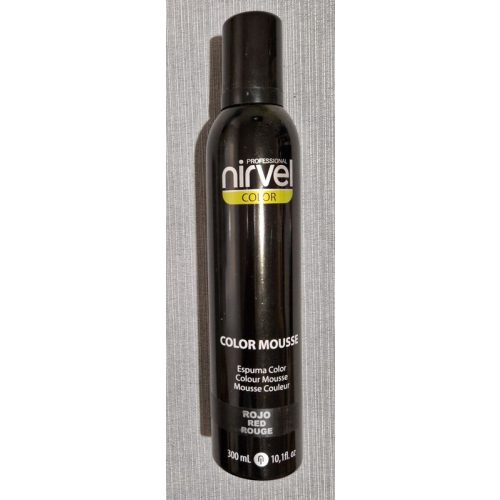 NIRVEL COLOR MOUSSE RED hajszínező és fixáló hab 300ml.