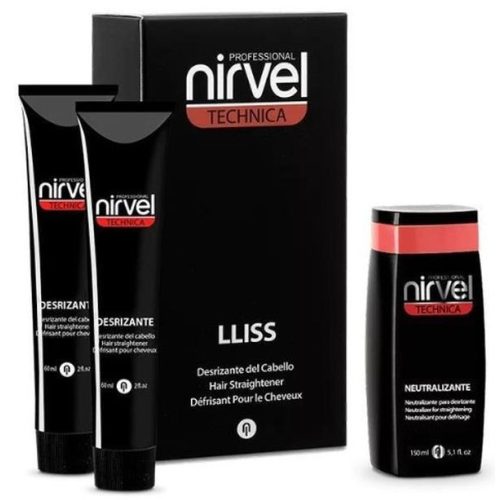 NIRVEL LLISS TARTÓS HAJKIEGYENESÍTŐ SZETT MINDEN HAJTIPUSRA 120+150ML